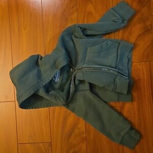 Primary cozy sweatshirt green 2-3